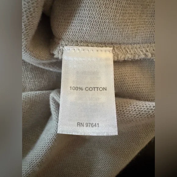 Purejill Soft Touch Cotton Taupe Dress - Size SP - 35” in Length - Picture 4 of 4